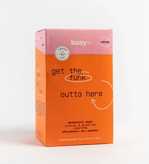 Antibacterial Deodorant Wipes